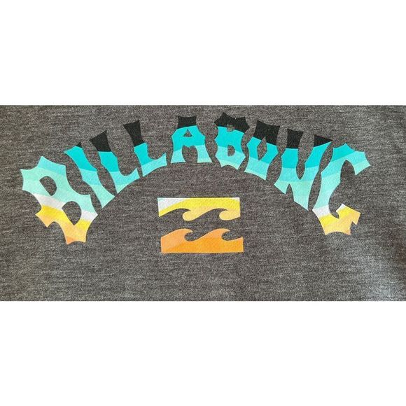 Billabong ABYFT00283 Premium Men Sz L Arch Fill Pullover Hoodie Charcoal Heather - Picture 6 of 6